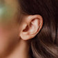 gold sword cartilage earring