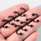 16G 8PCS Basic Ball Spike Twisted Spiral Helix Ring Lip Ring Set