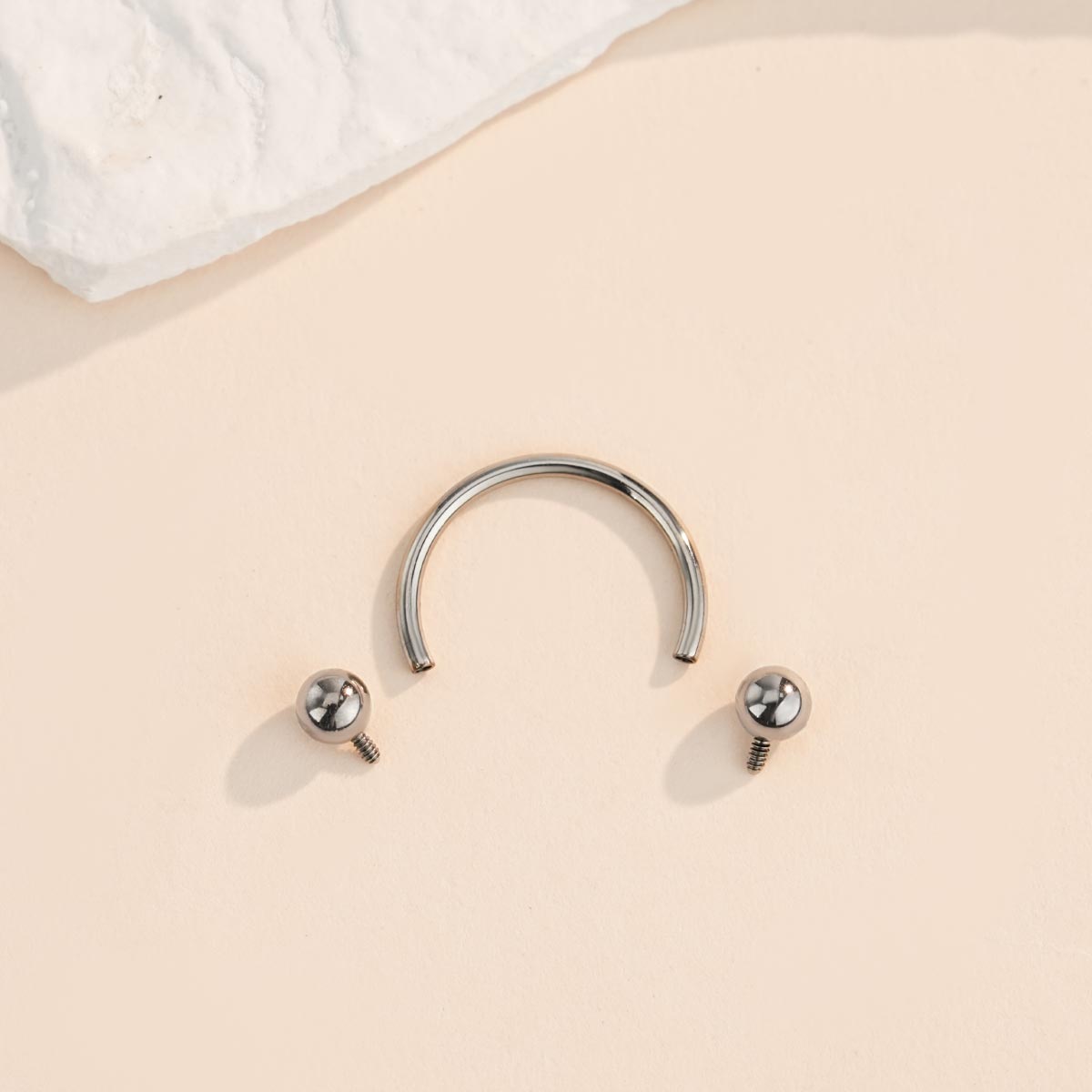 internally threaded 18g septum ring