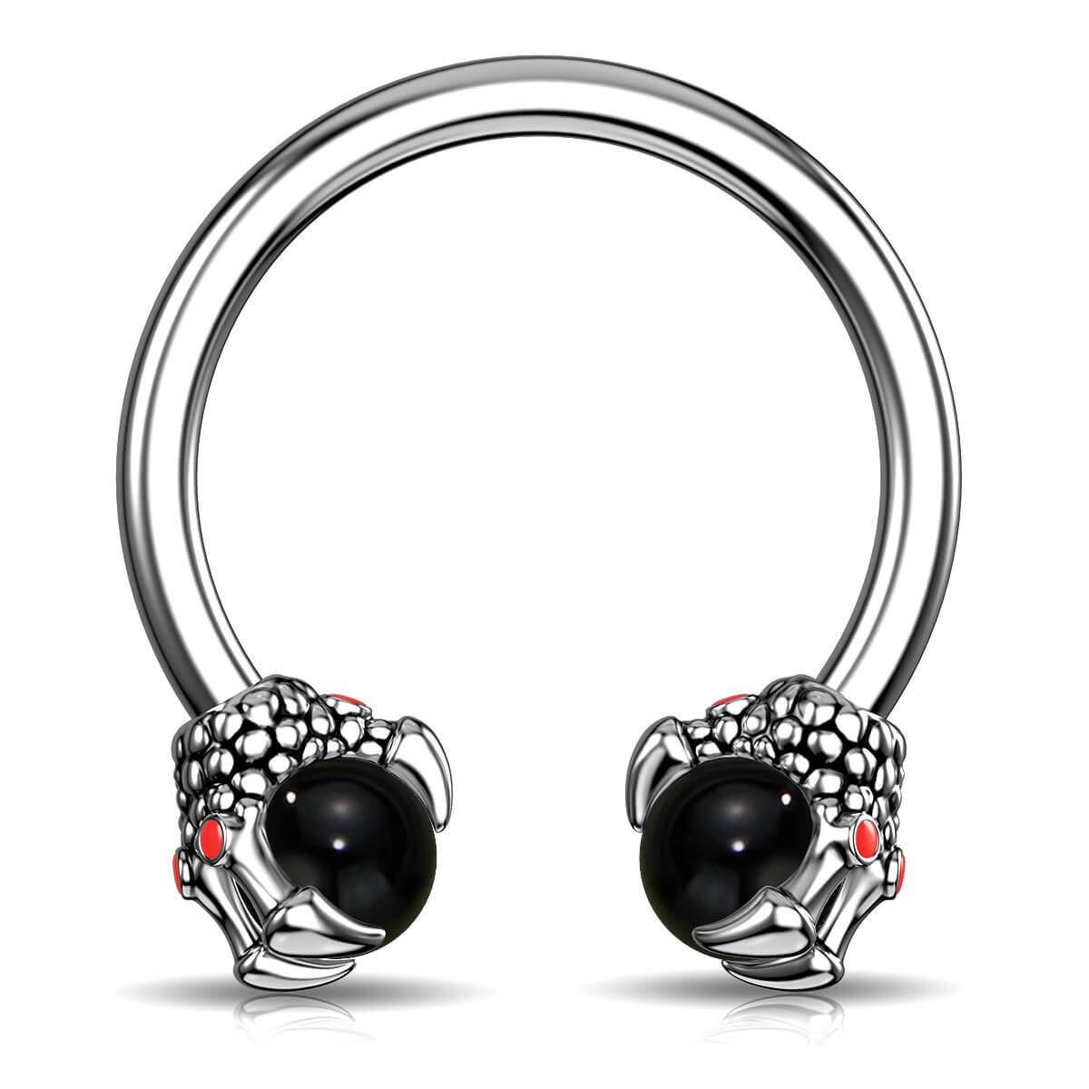 black dragon septum ring 