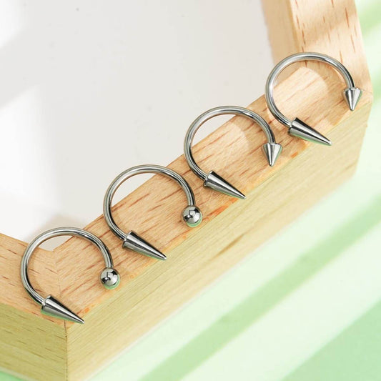 spike horseshoe septum ring