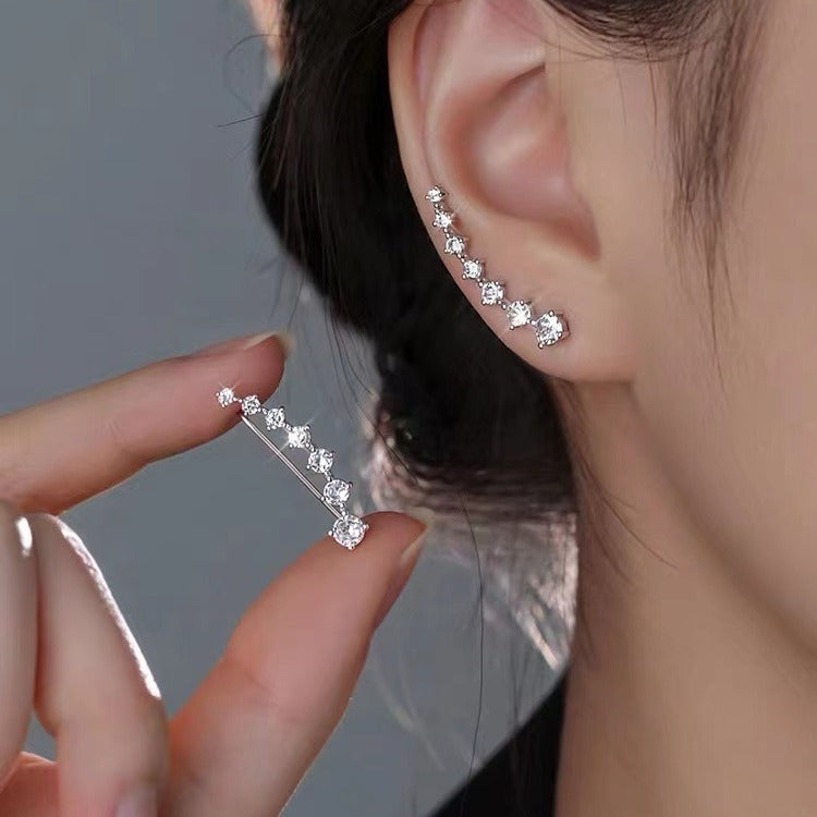 S925 CZ earring stud 