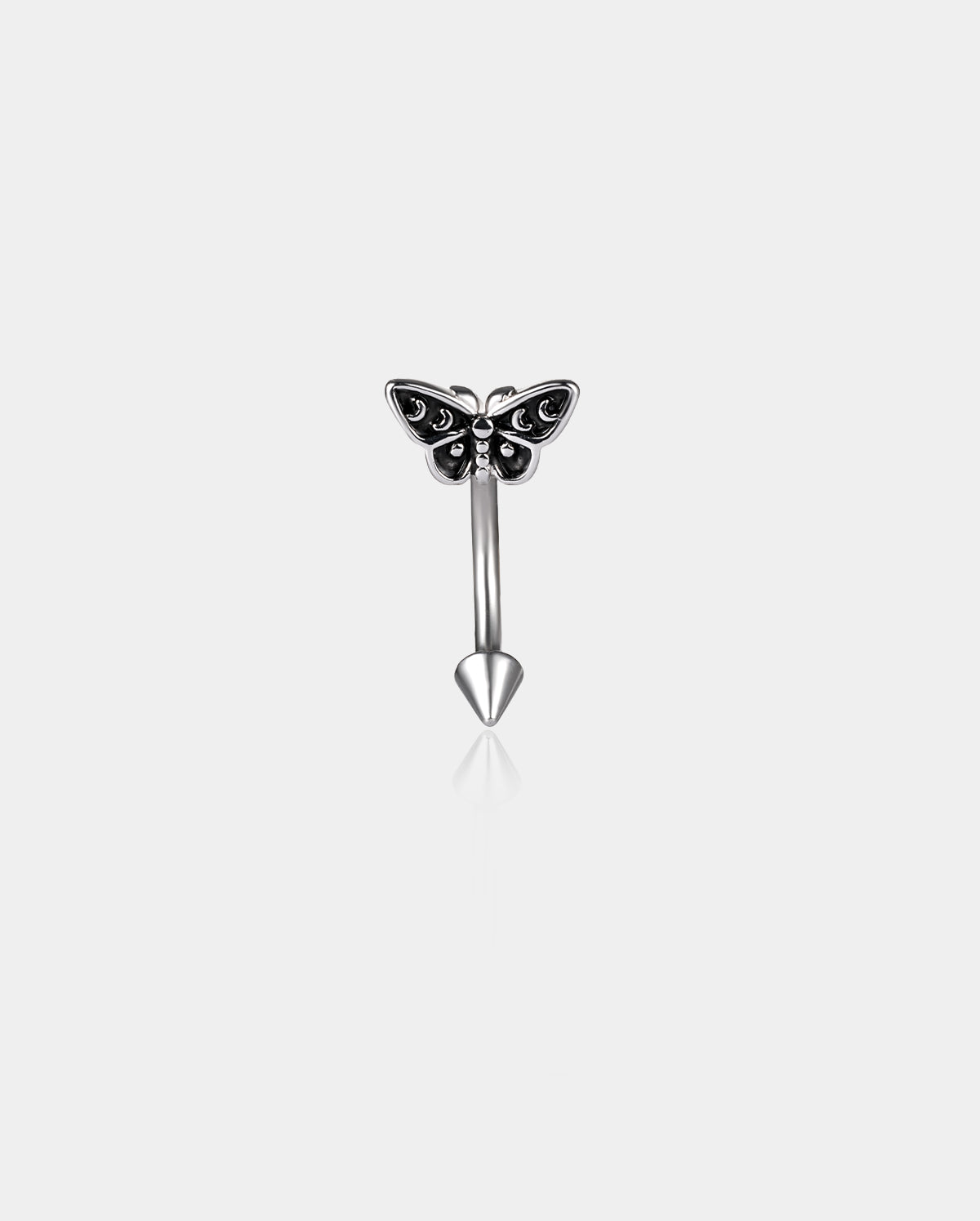 Moon Moth Rook Eyebrow Piercing
