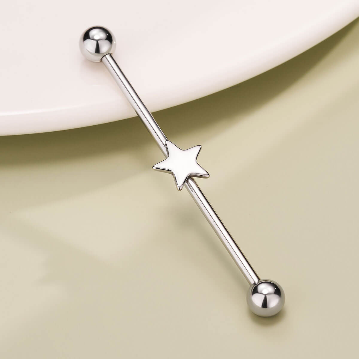 14g star industrial piercing