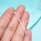 transparent industrial piercing retainer