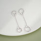 14K White Gold 20G Handcuffs Cartilage Earring Jewelry