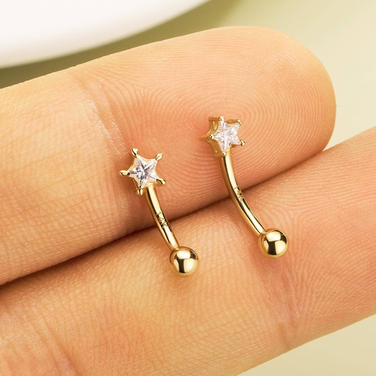 star piercing ring 