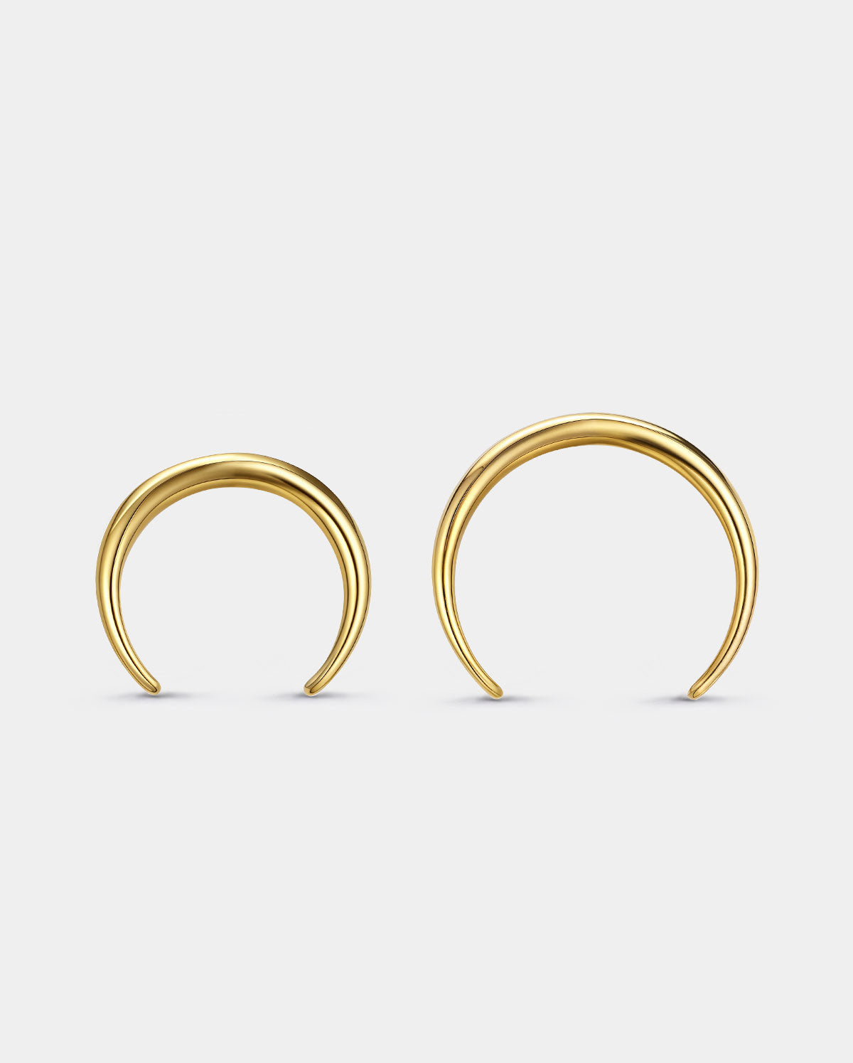 14K Oro 16G Herradura Septum Anillo Piercing Hélix