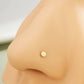 hammered nose piercing