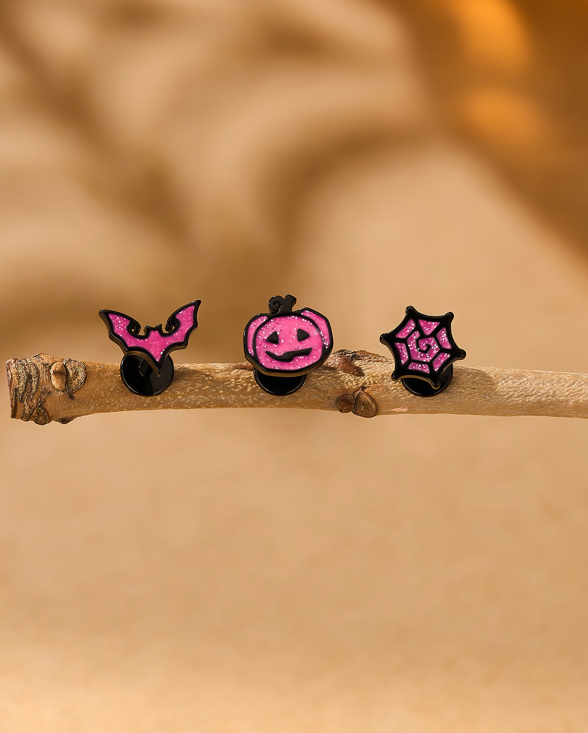 16G ataúd negro labio anillo 8mm labio Stud