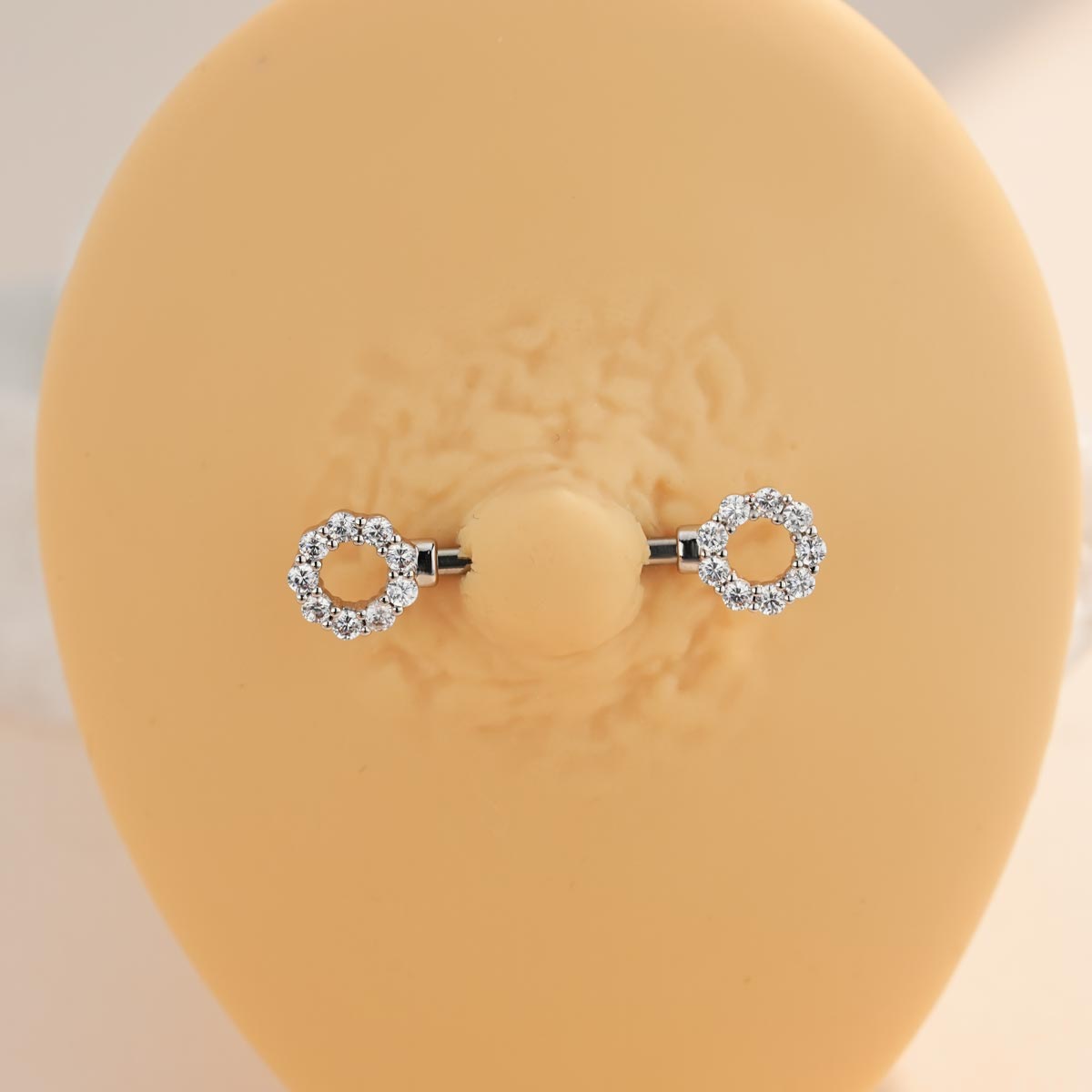 circle nipple piercing
