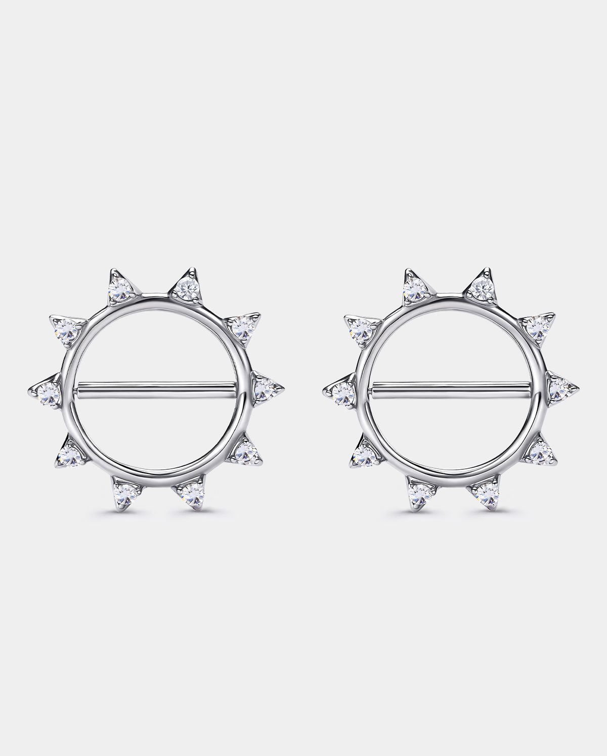 spike clicker nipple ring 