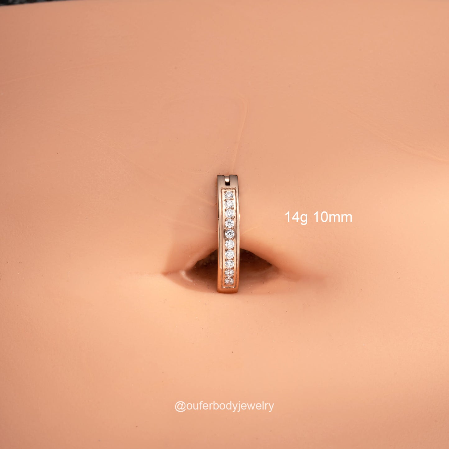 14g belly ring hoop