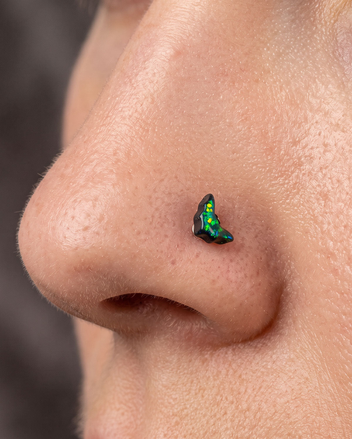 3PCS Moon Bat Spider Glitter Nose Stud Set