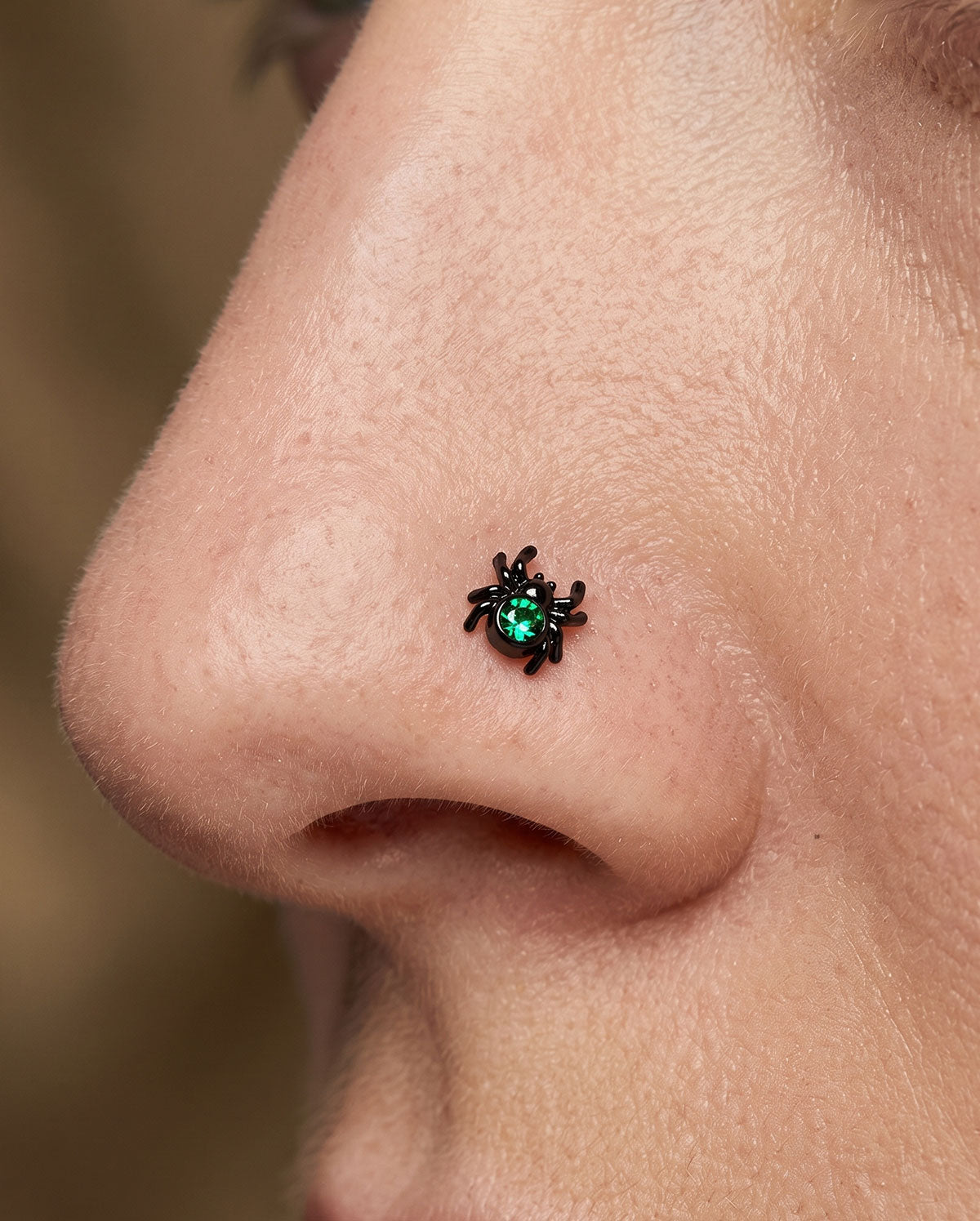 spider nose piercing 