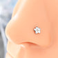 flower nose piercing