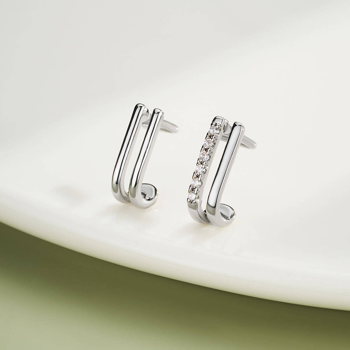 Musical Notes L-Shaped Nose Stud