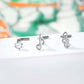 stainless steel music note nose ring