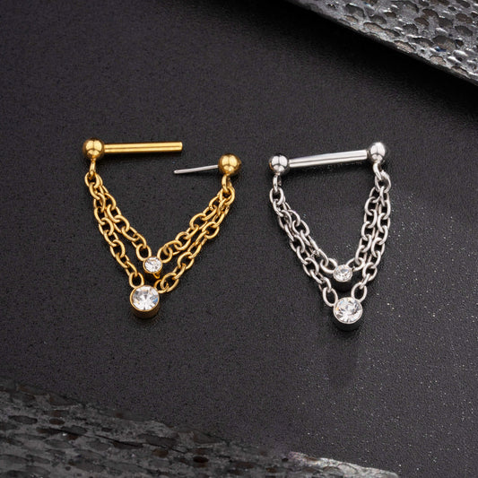 double chain septum ring