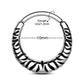 10mm zebra stripe septum ring 