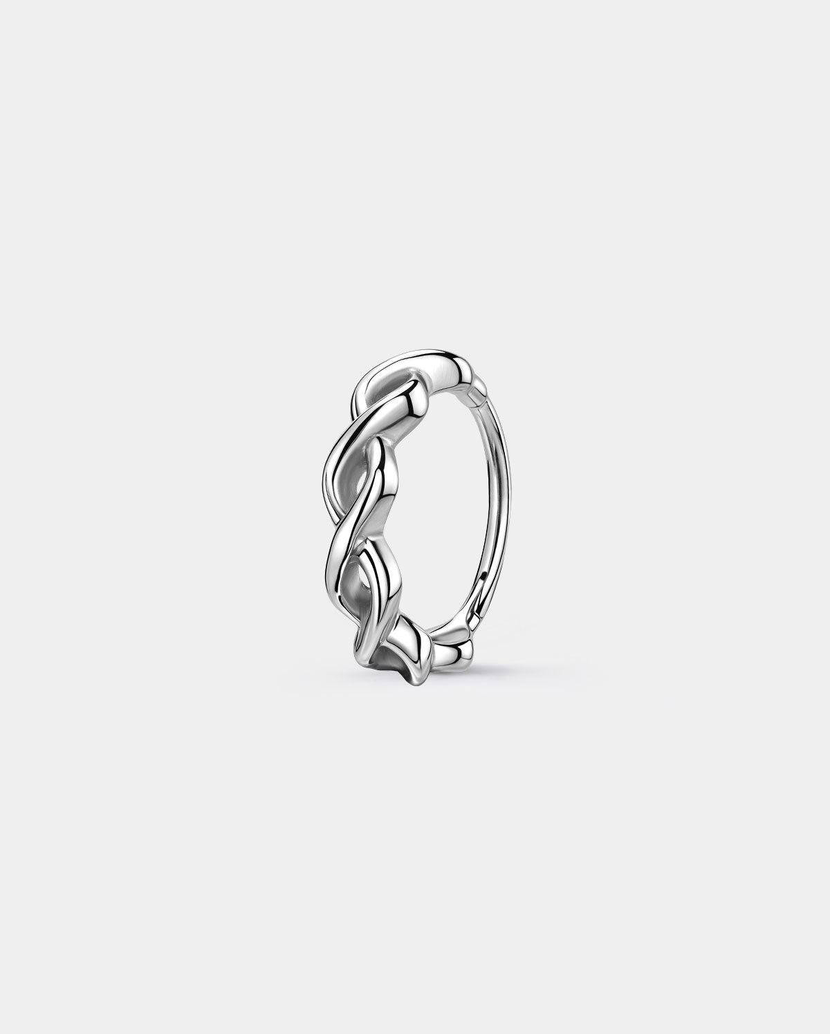 316l stainless steel Twisted Rope Nose Hoop Ring 