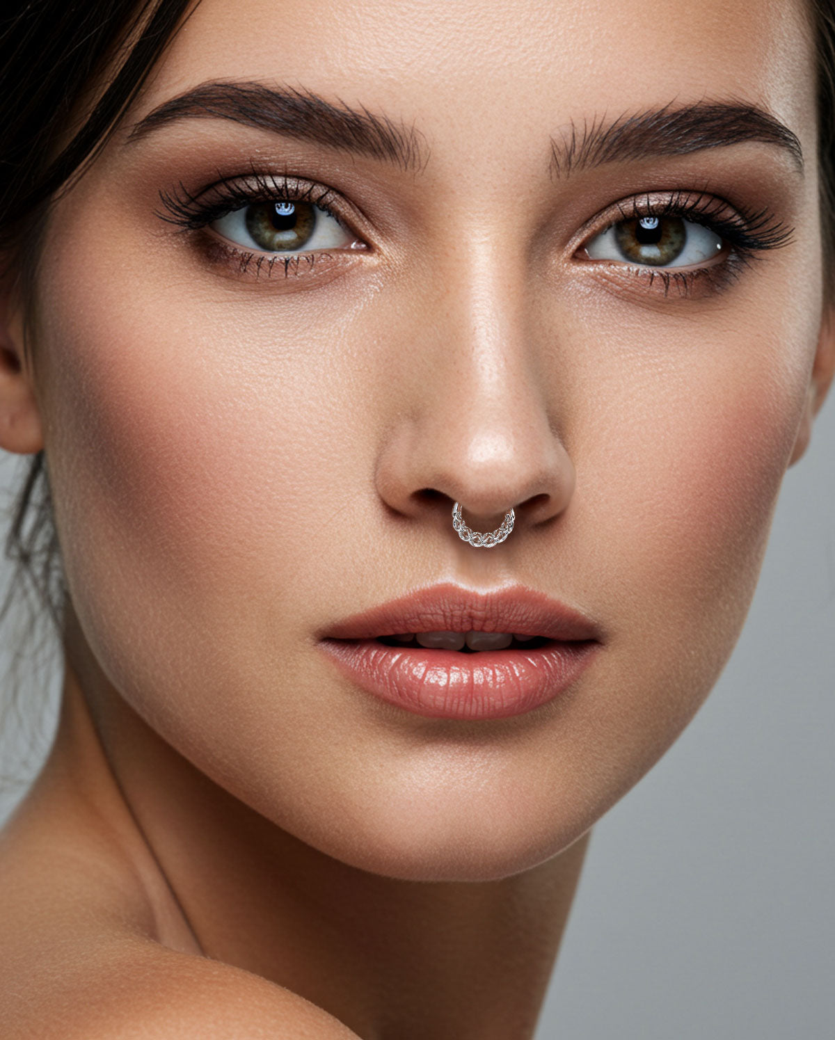 hollow septum piercing
