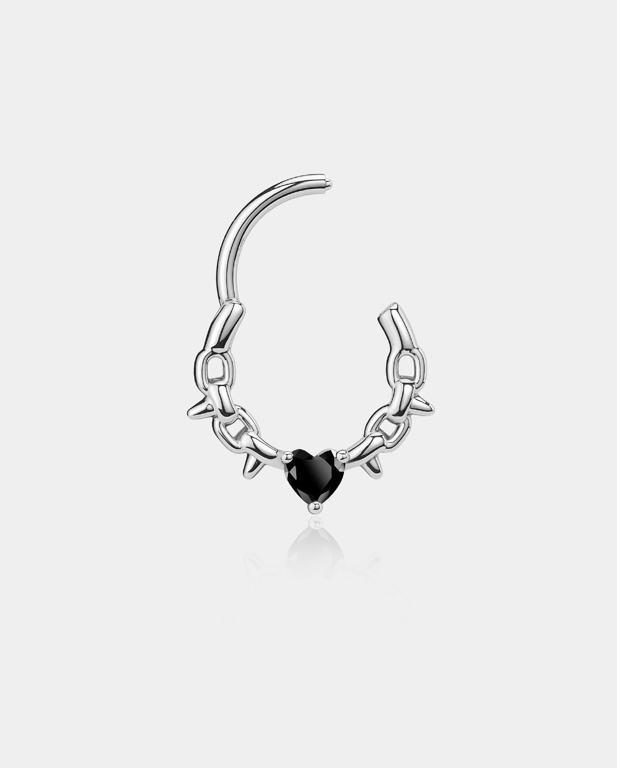 hinged segment chain spike septum ring 