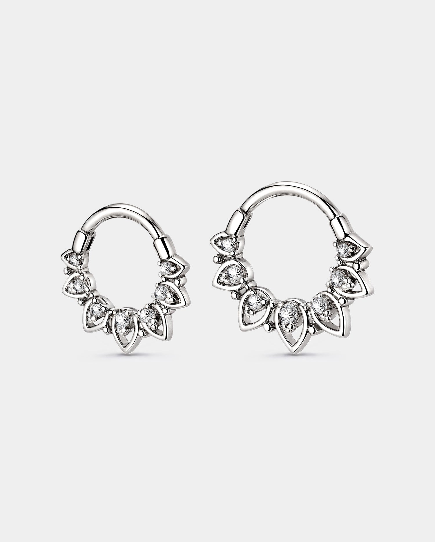 hinged floral septum ring