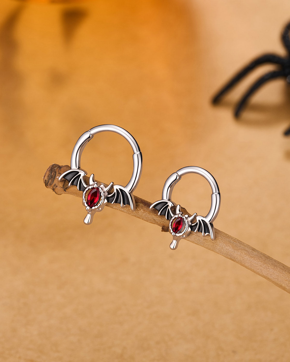 Bat Wing Devil Eye Segment Septum Ring