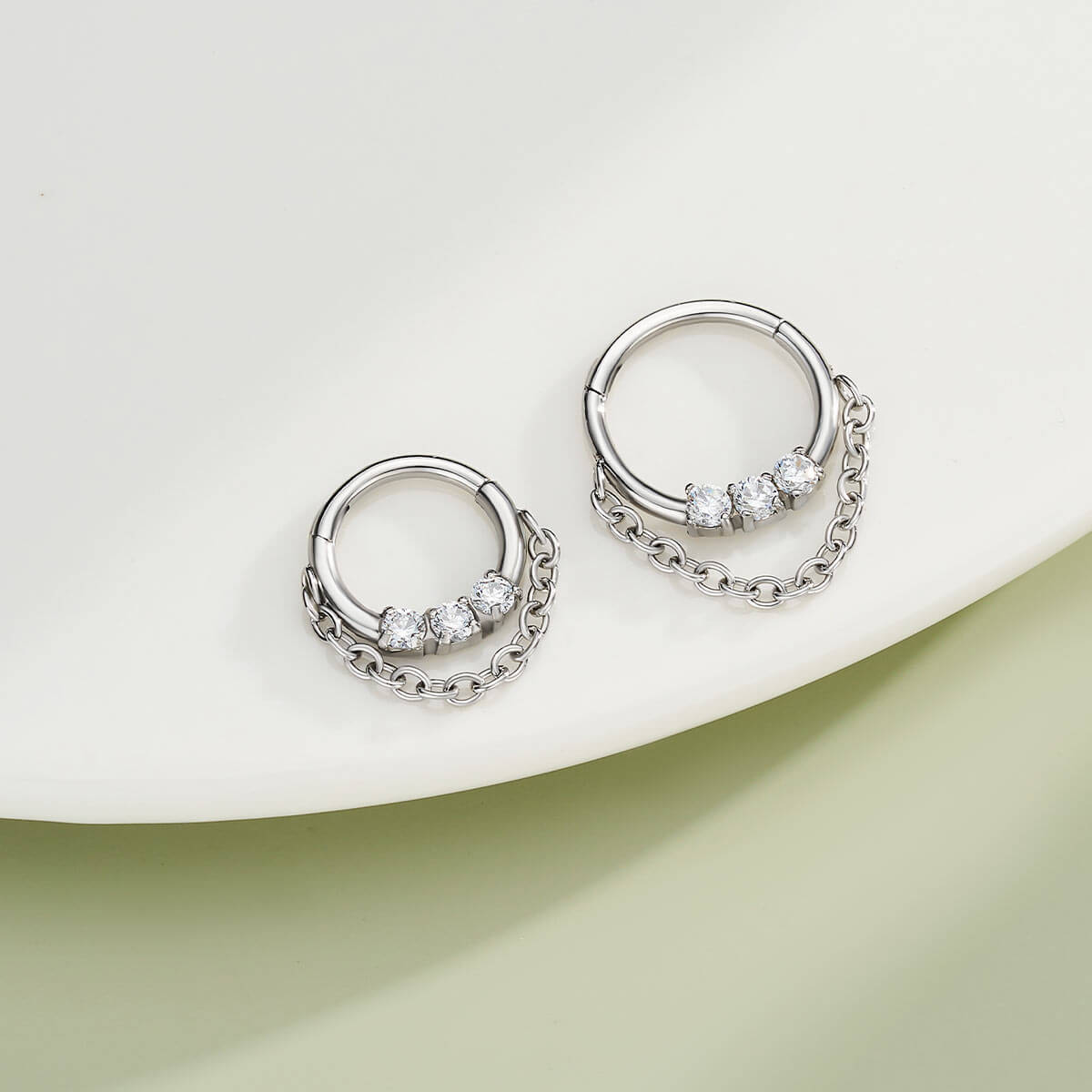 oufer chain septum ring