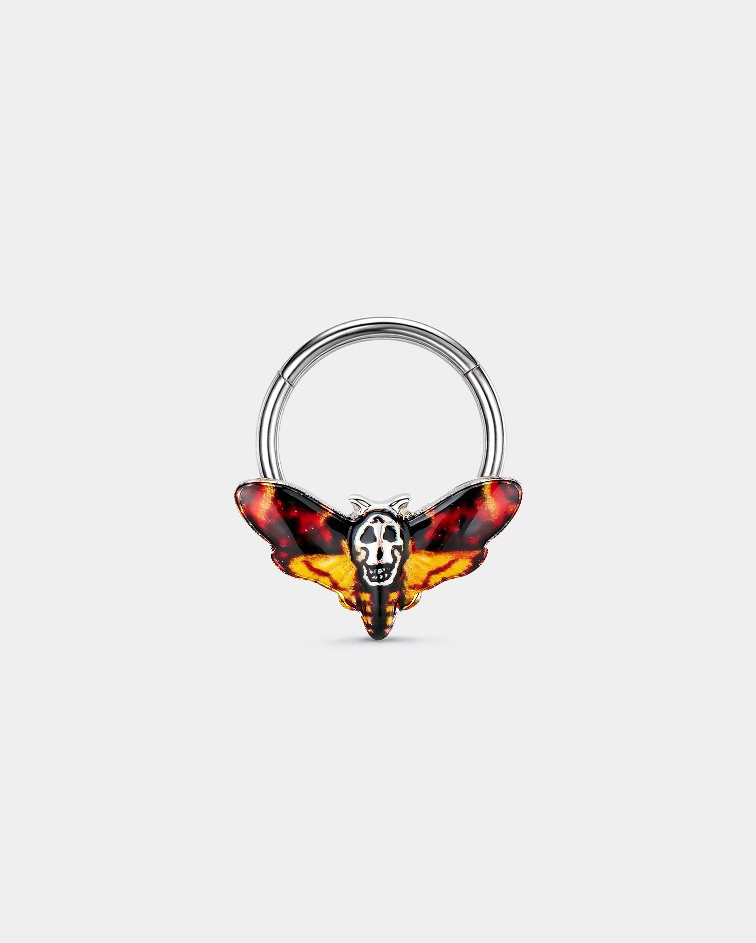Death’s-Head Moth septum ring 