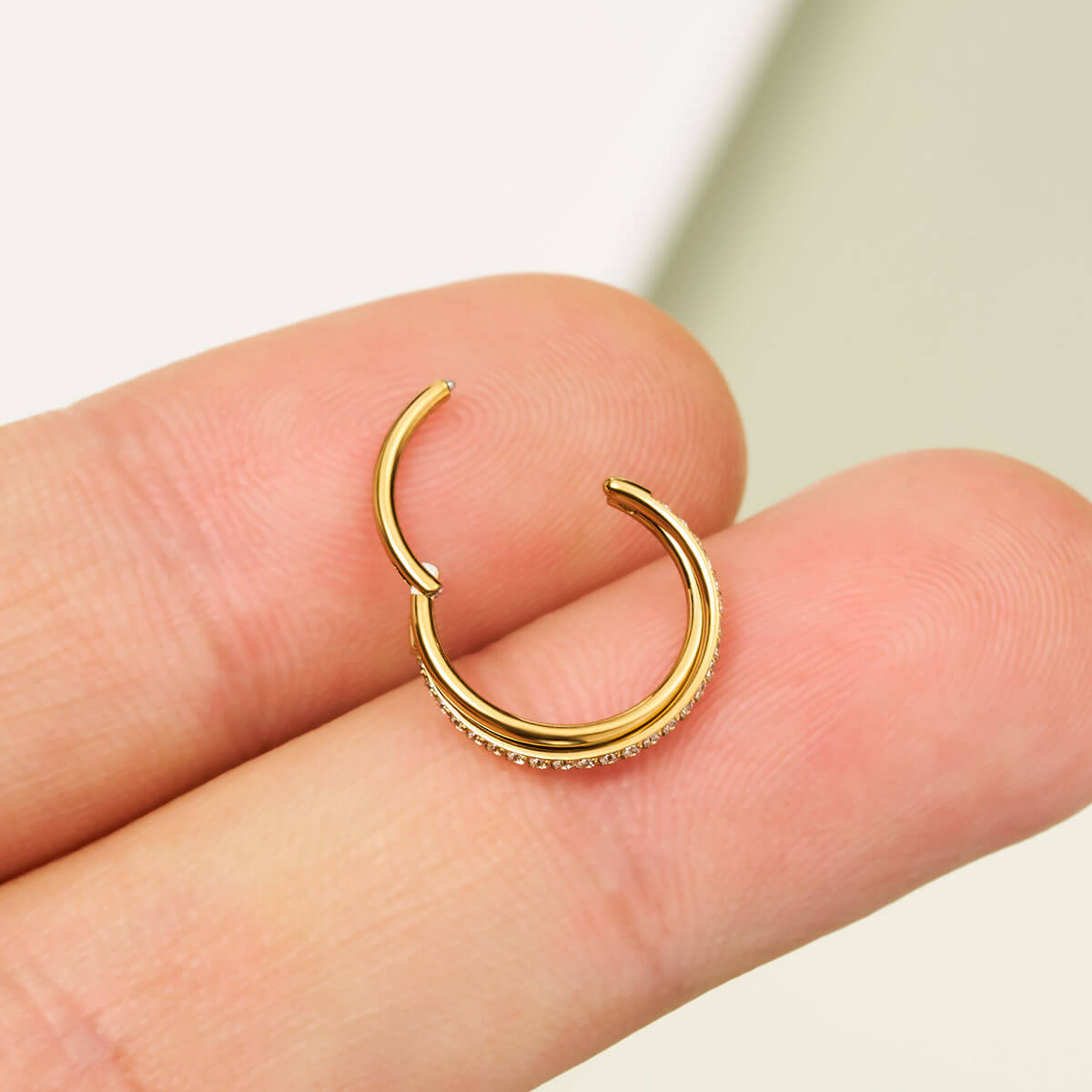 segment cute nose ring hoop