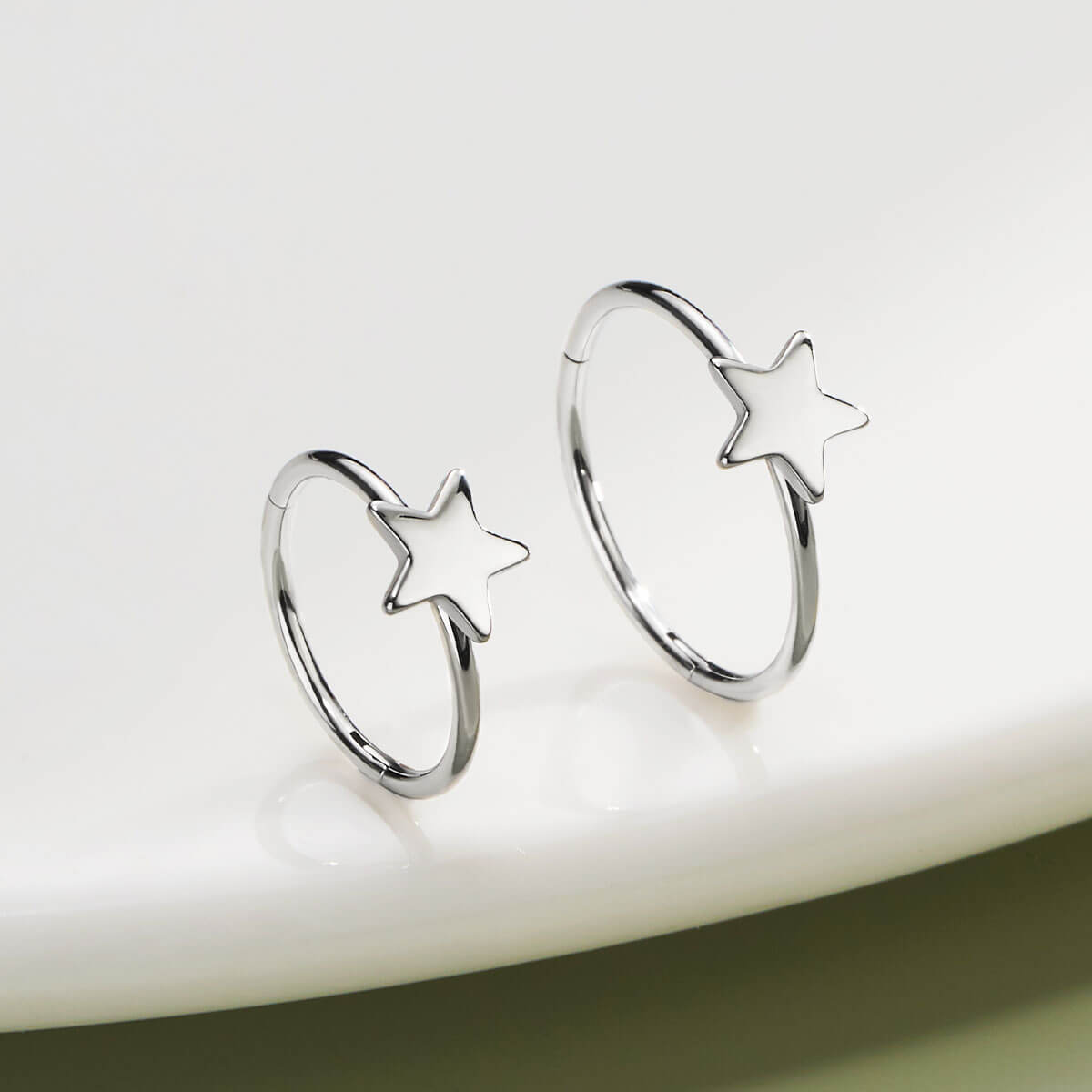 oufer star nose ring