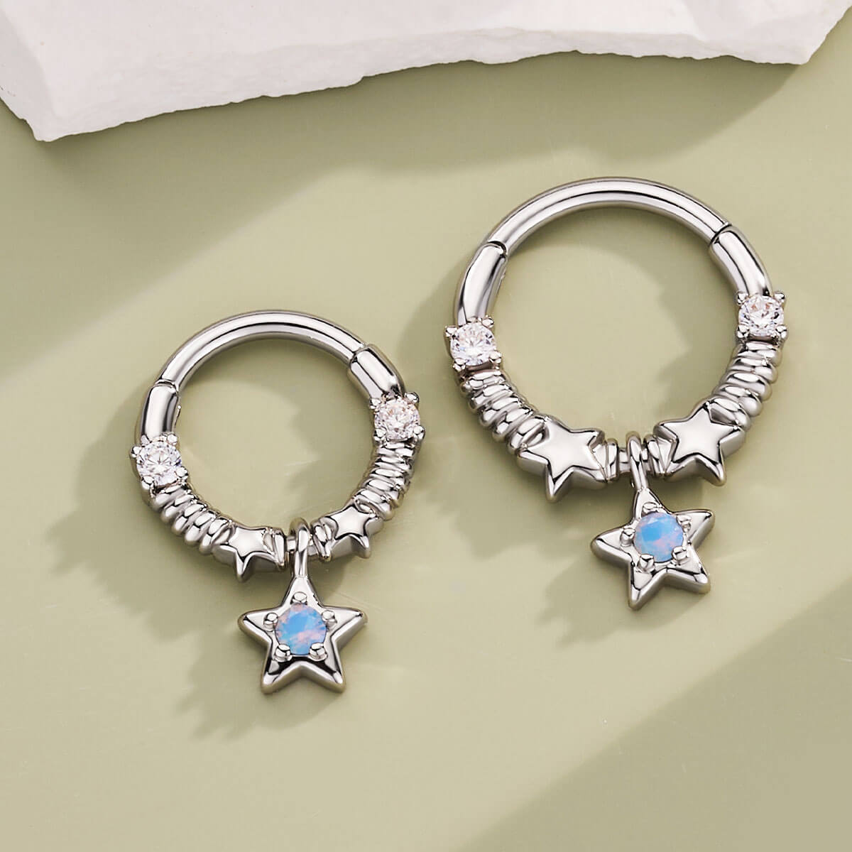 oufer star septum ring