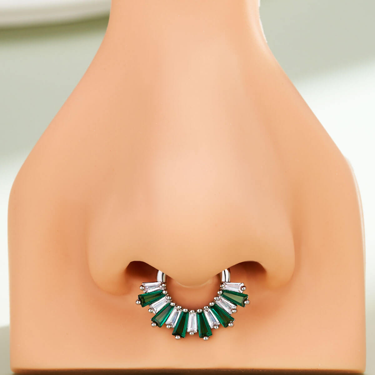 green septum piercing