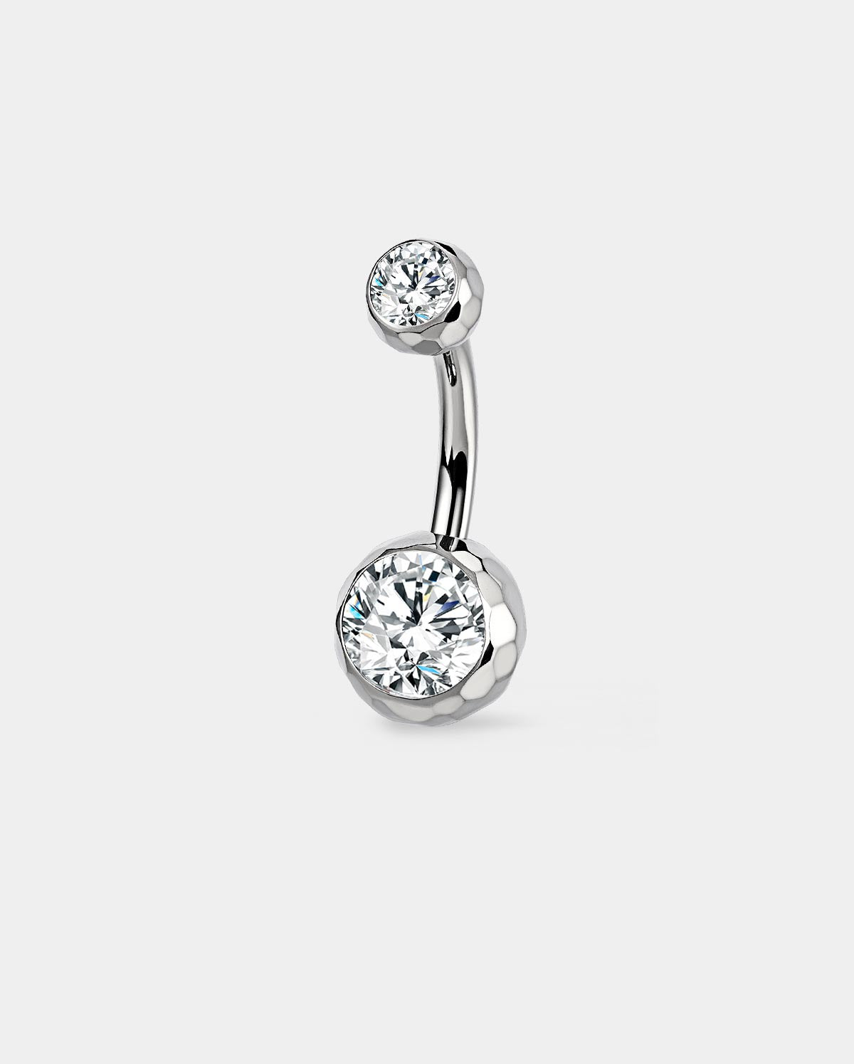 titanium internally threaded belly ring