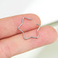 hinged star nose ring