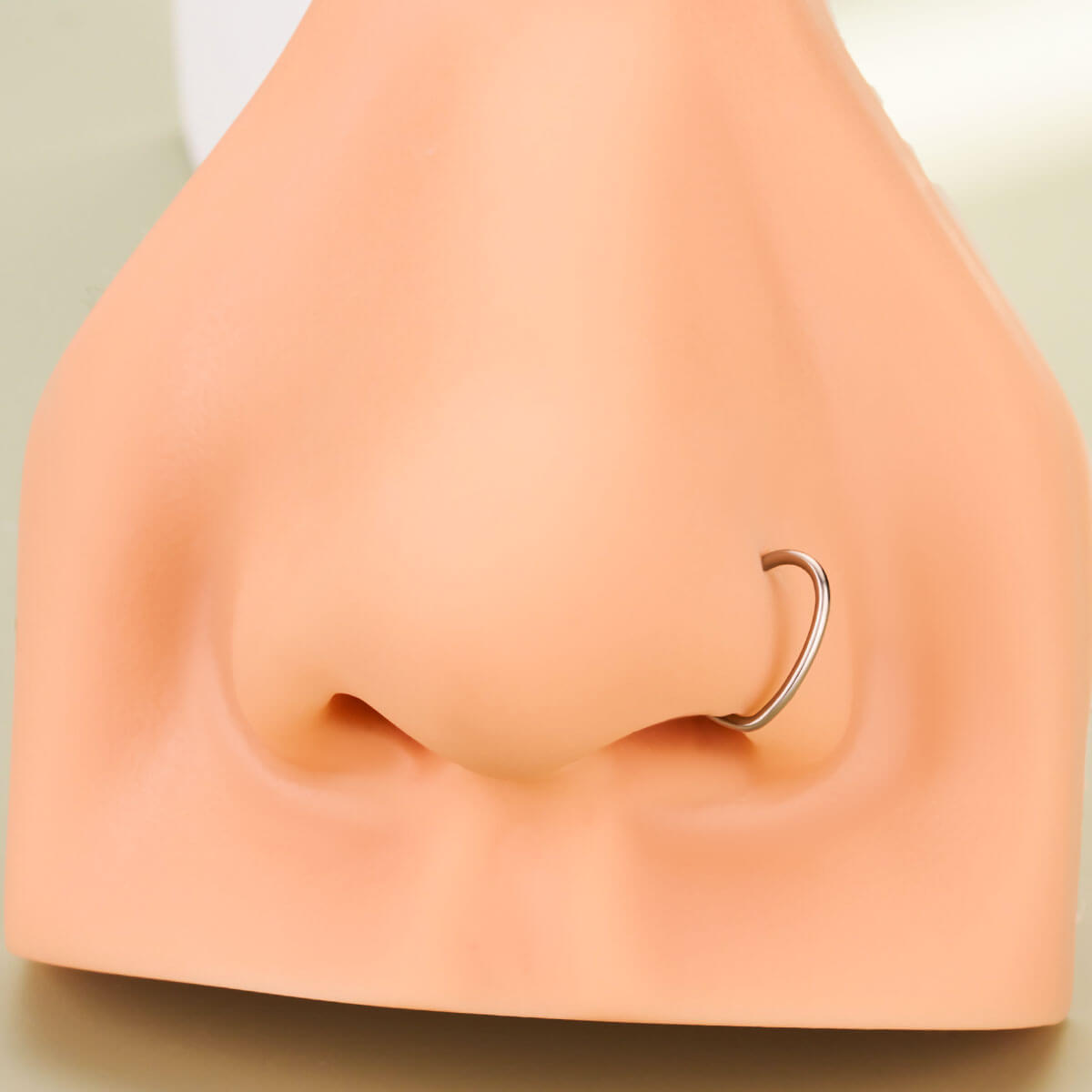 heart nose piercing
