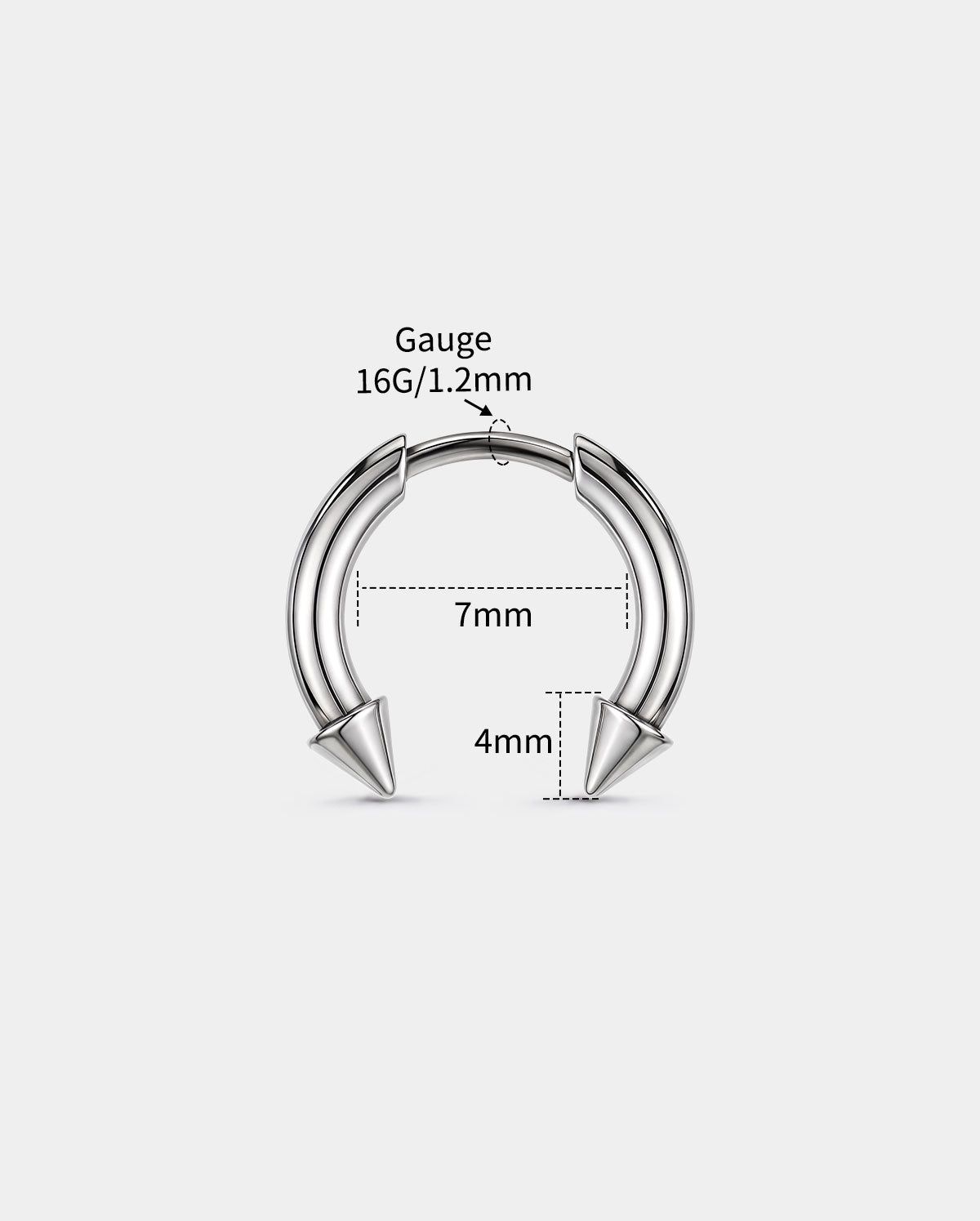 spike septum ring 
