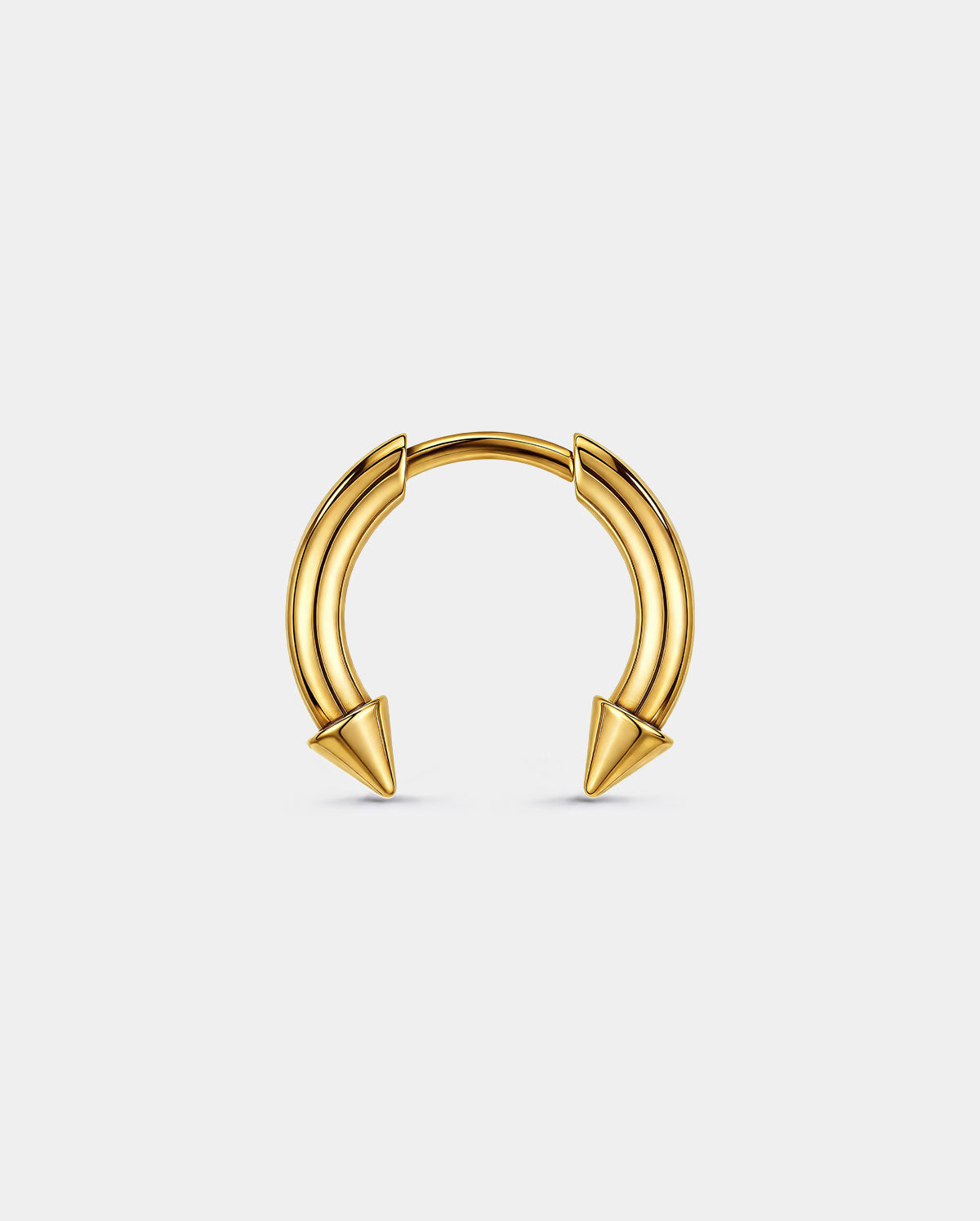 Spike Titanium Threadless Septum Ring