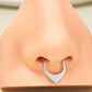 v shaped thick septum piercing 