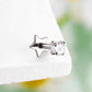 star back prong CZ cartilage stud 