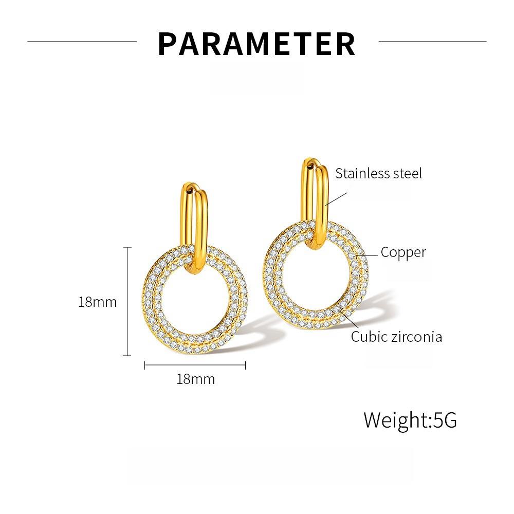 Dainty Heart/Star/Circle/Square Shaped Hoop Earrings As Gift for Girls