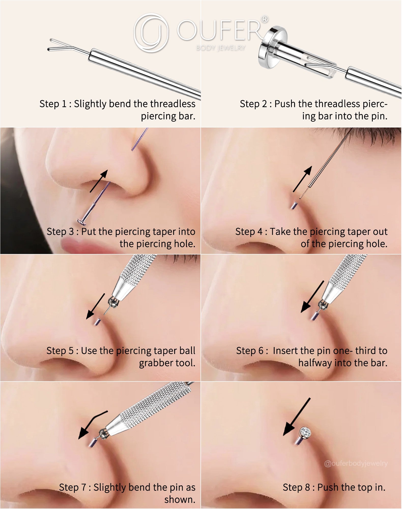 12 Pcs Body Jewelry Changer Kit