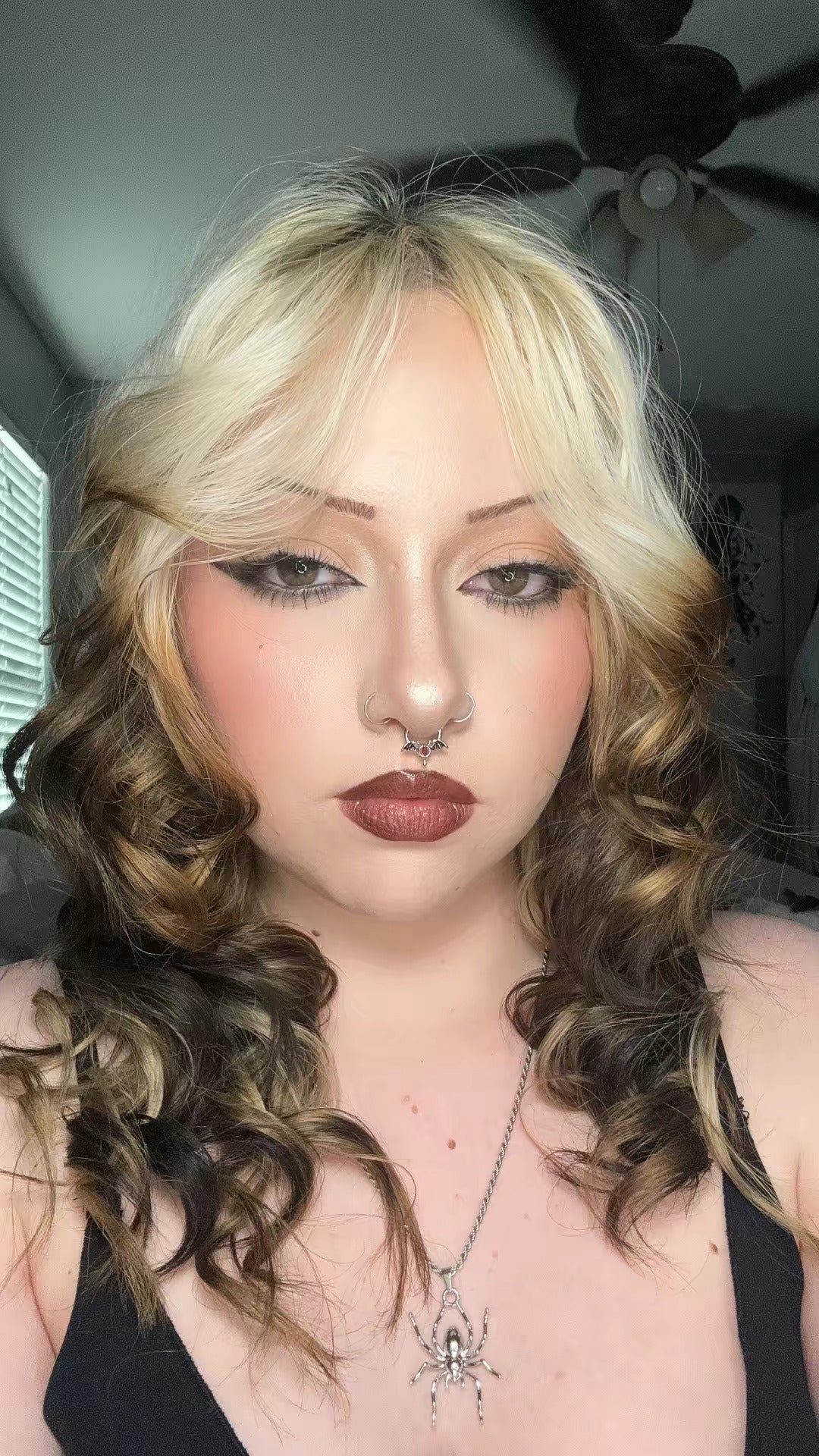Bat Wing Devil Eye Segment Septum Ring