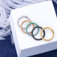 16G Five-Colors Waven Hinged Segment Conch Ring - OUFER BODY JEWELRY