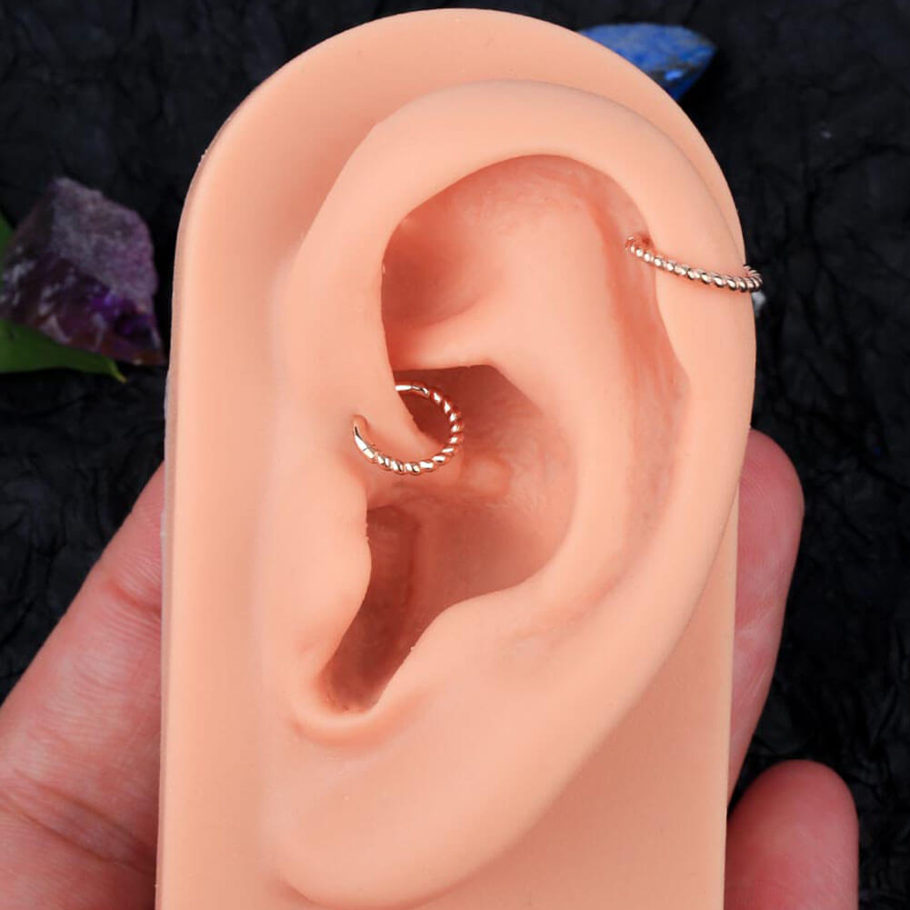 rose gold daith jewelry