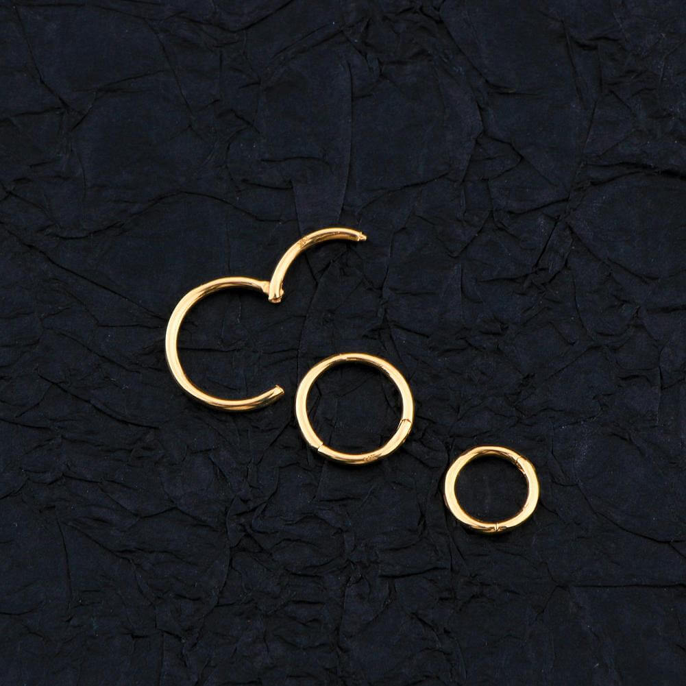14k real gold nose ring hoop