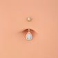 14k gold belly ring - OUFER BODY JEWELRY