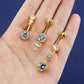 gold dangle belly button rings - OUFER BODY JEWELRY 